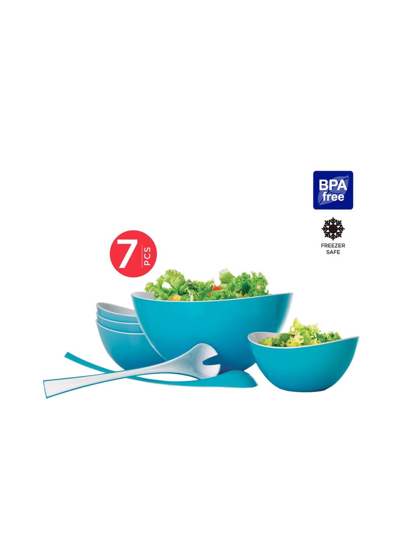 Cosmoplast LOCK2GO SALAD BOWL 7 PCS SET